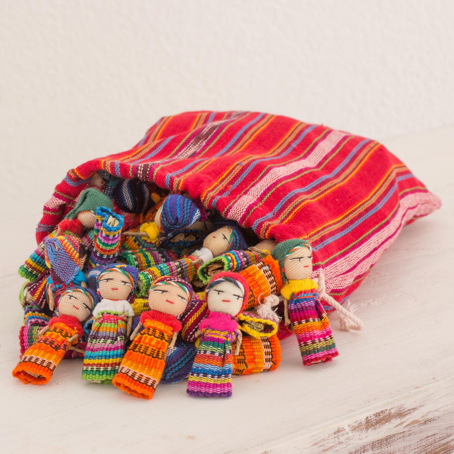 Traditional Handmade Worry Doll Collection