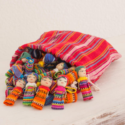 Traditional Handmade Worry Doll Collection