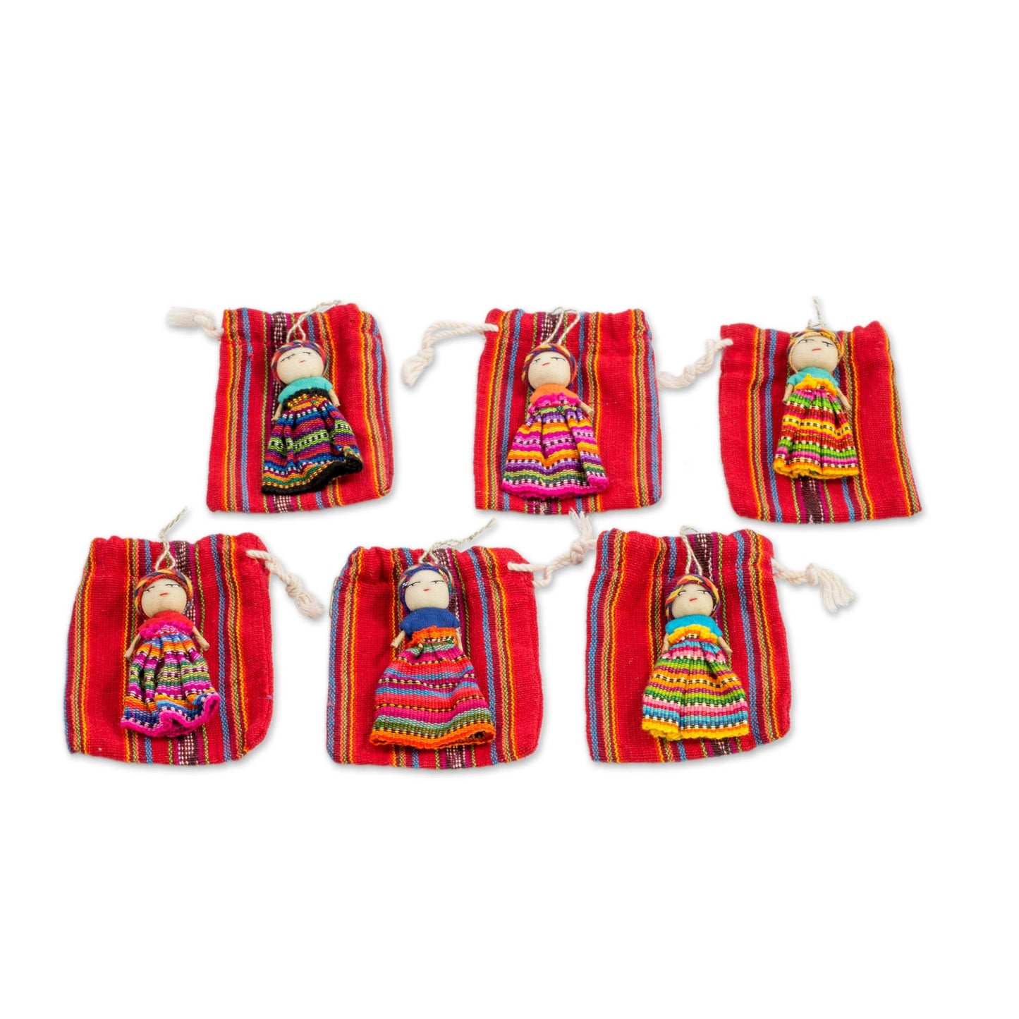 Worry Dolls Share The Love Ornaments