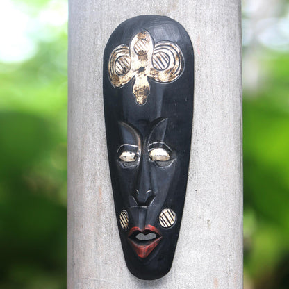 Rinjani Ancestor Lombok Style Rinjani Tribe Wall Wood Mask Carved by Hand