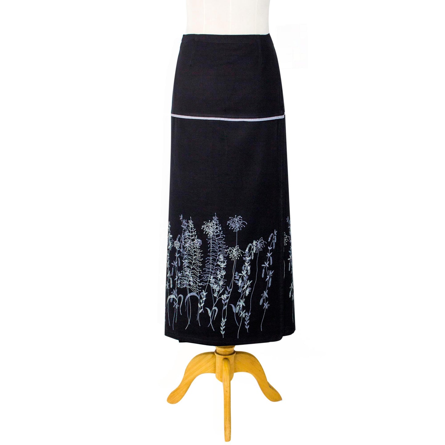 Midnight Blues Wrap Skirt