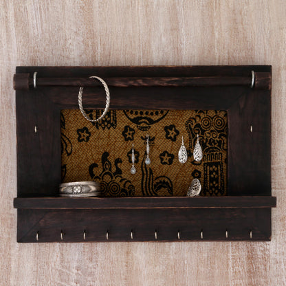 Tegalalang Heritage Wood Jewelry Organizer