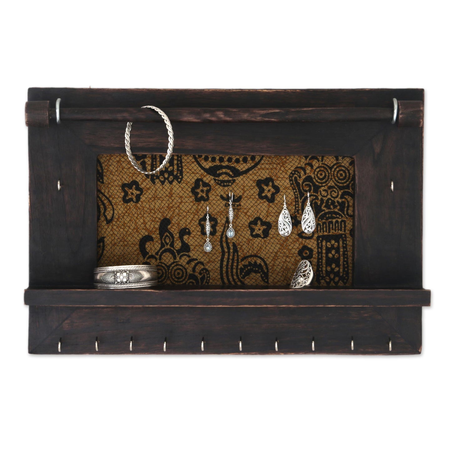 Tegalalang Heritage Wood Jewelry Organizer