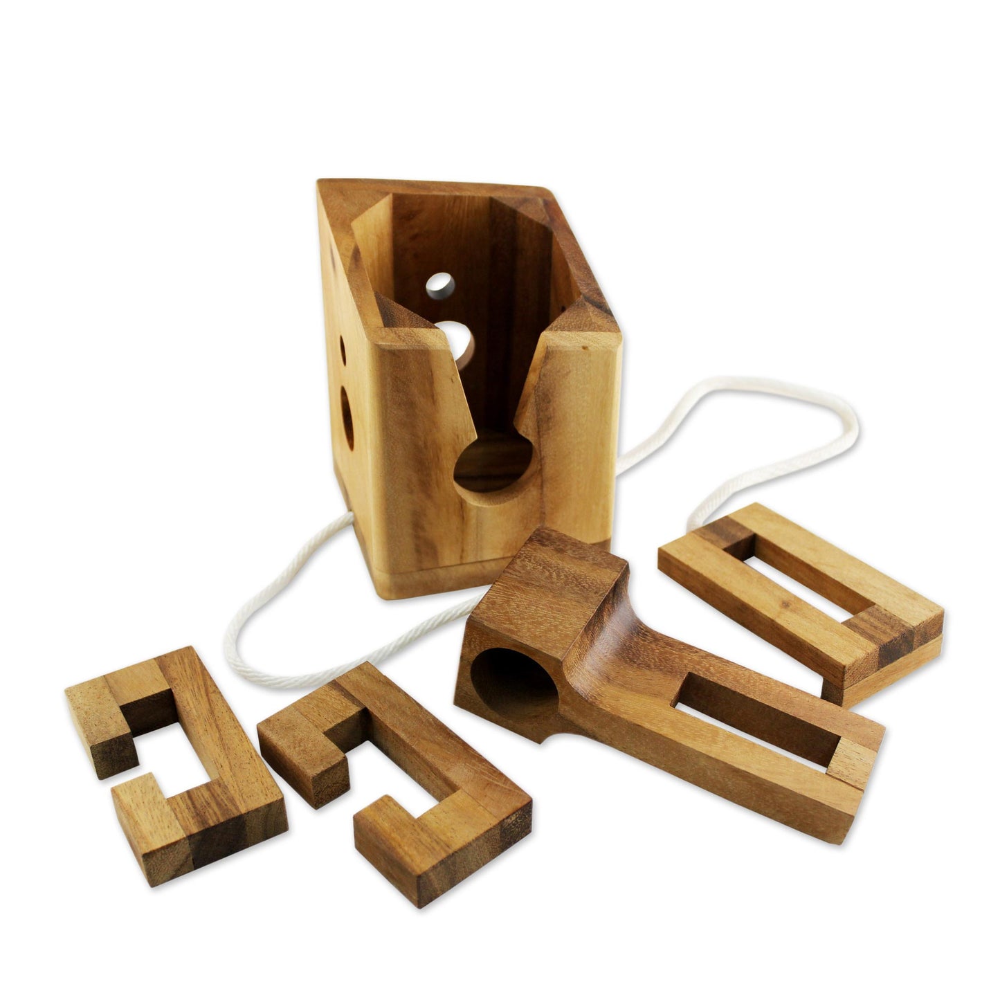 Don't Break It Raintree Wood Bottle Puzzle