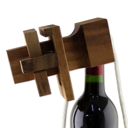 Don't Break It Raintree Wood Bottle Puzzle