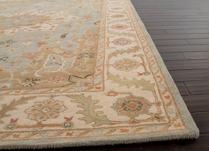 Province Classic Oriental Grey/Ivory Wool Area Rug