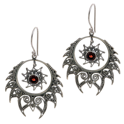 Shiva's Fire Sterling Silver Earrings