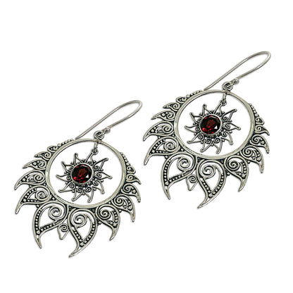 Shiva's Fire Sterling Silver Earrings