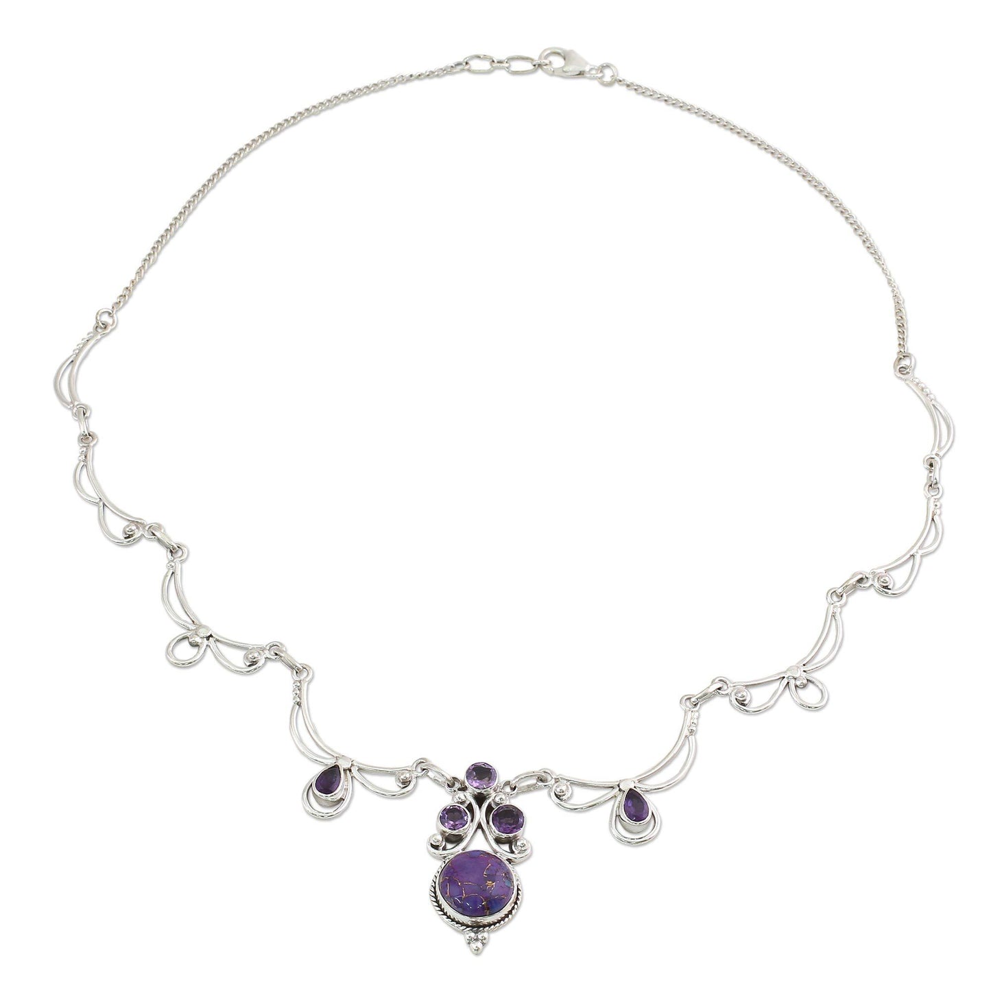 Purple Princess Amethyst Pendant Necklace