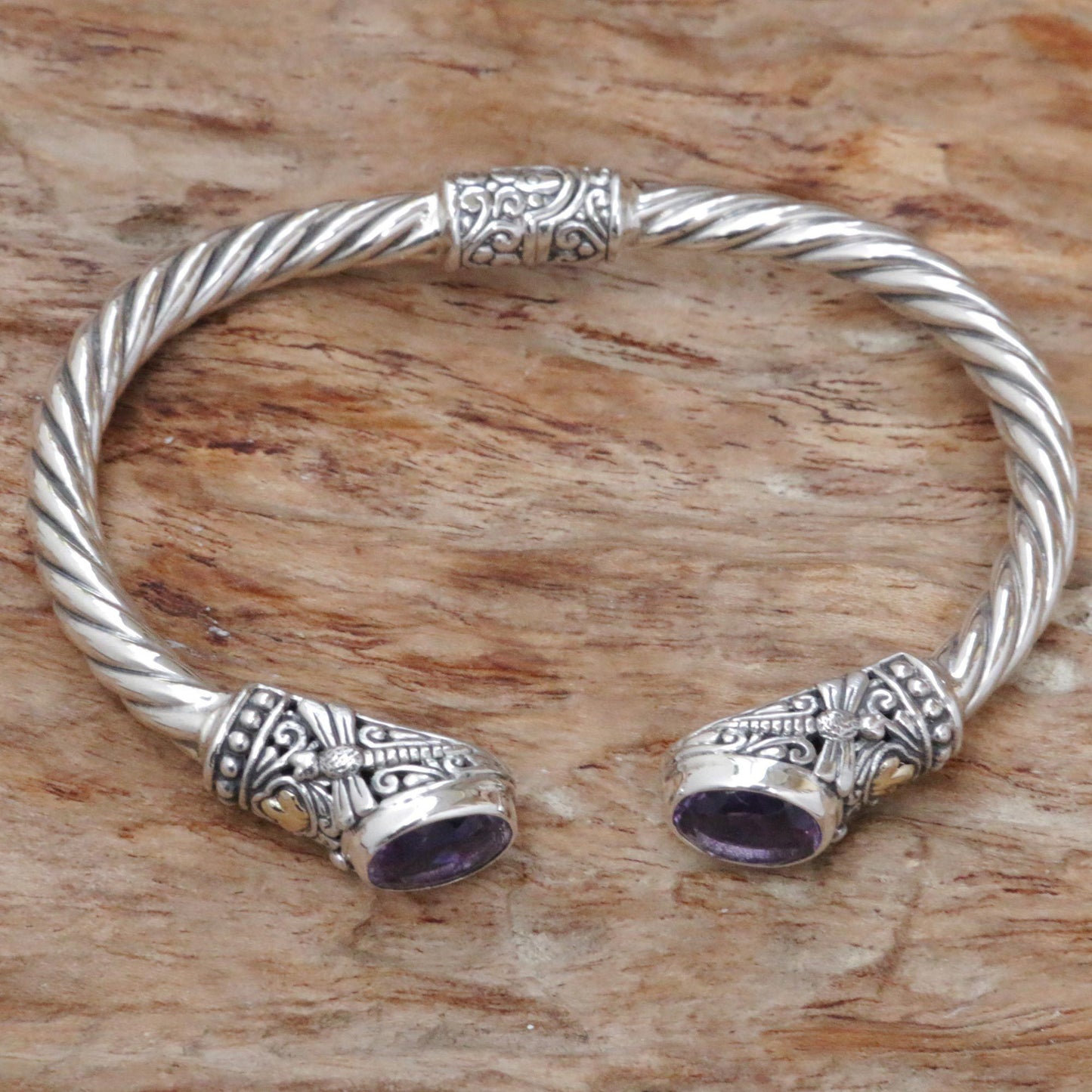 Sterling Silver Dragonfly Bangle Bracelet