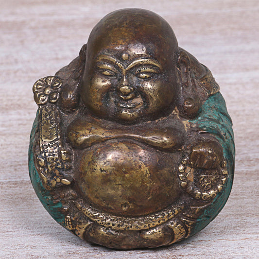 Welcoming Buddha Bronze Sculpture