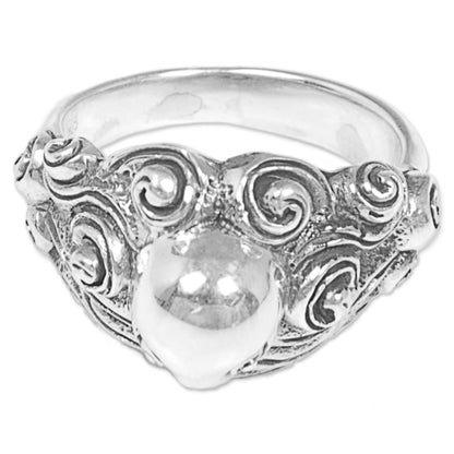 Octopus of the Deep Sterling Silver Ring