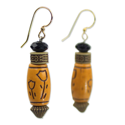 Tulip Love Fair Trade West African Recycled Plastic Beaded Earrings