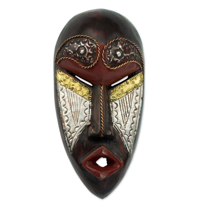 Man Decorative Wood Mask