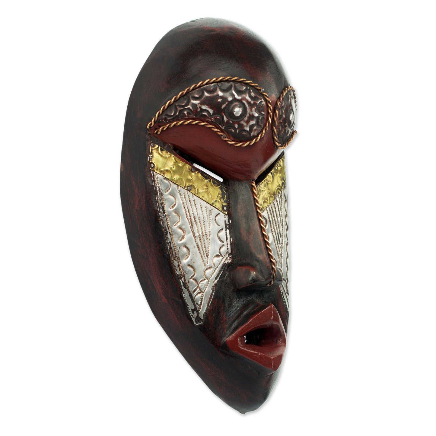 Man Decorative Wood Mask