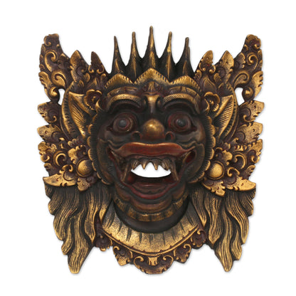 Narasinga Decorative Wood Hinduism Mask