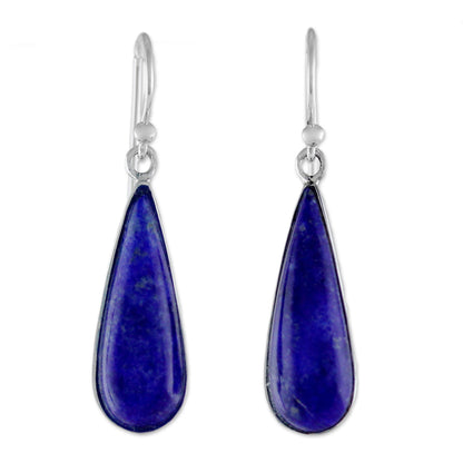 Morning Raindrops Lapis Earrings