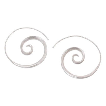 Inspiring Spirals Sterling Silver Earrings