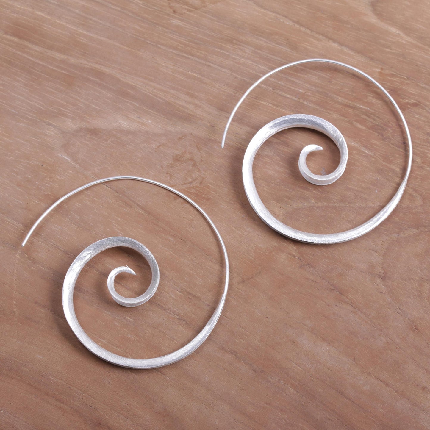 Inspiring Spirals Sterling Silver Earrings