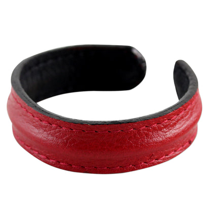 Simply Red Leather Bracelet