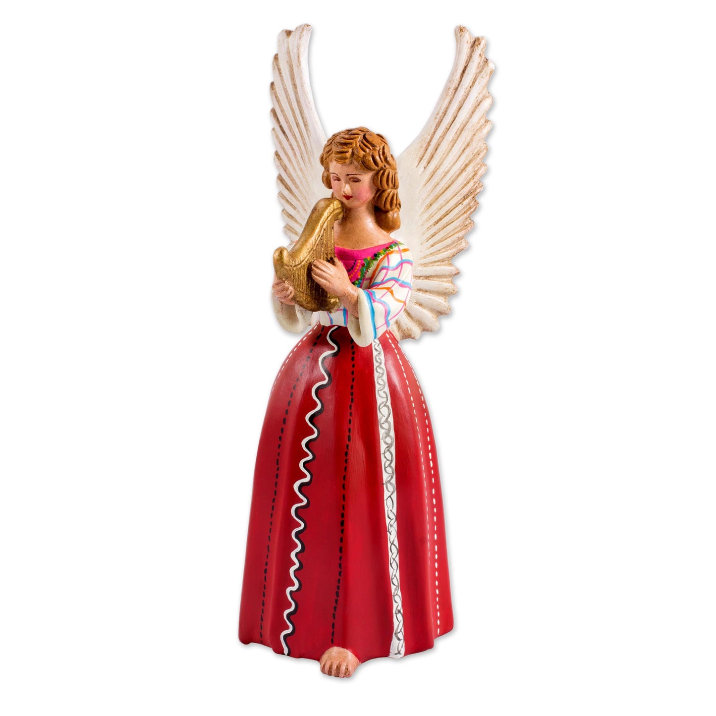 Angel from Santiago Atitlan Angel from Santiago Atitlan Ceramic Sculpture (11 Inch)