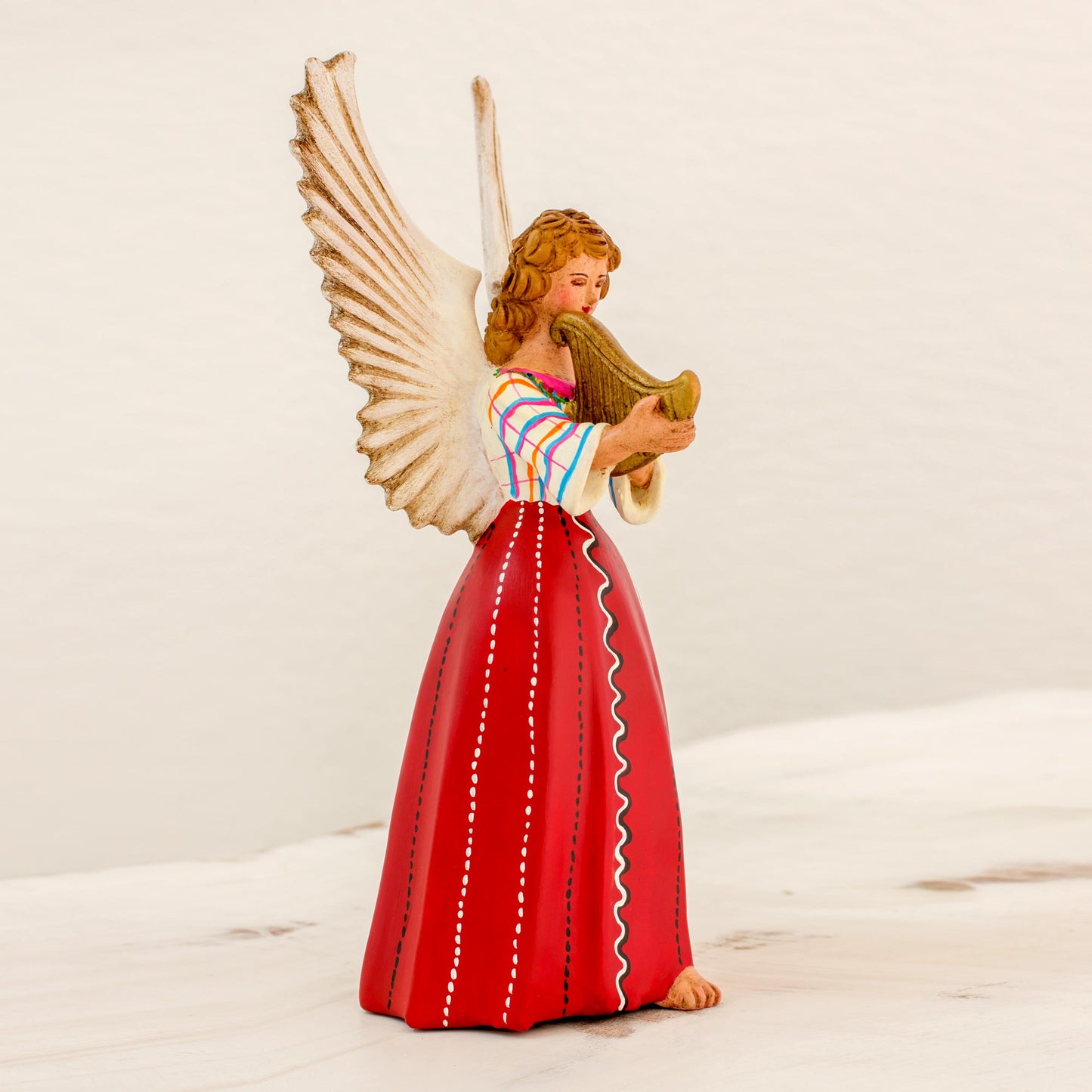 Angel from Santiago Atitlan Angel from Santiago Atitlan Ceramic Sculpture (11 Inch)