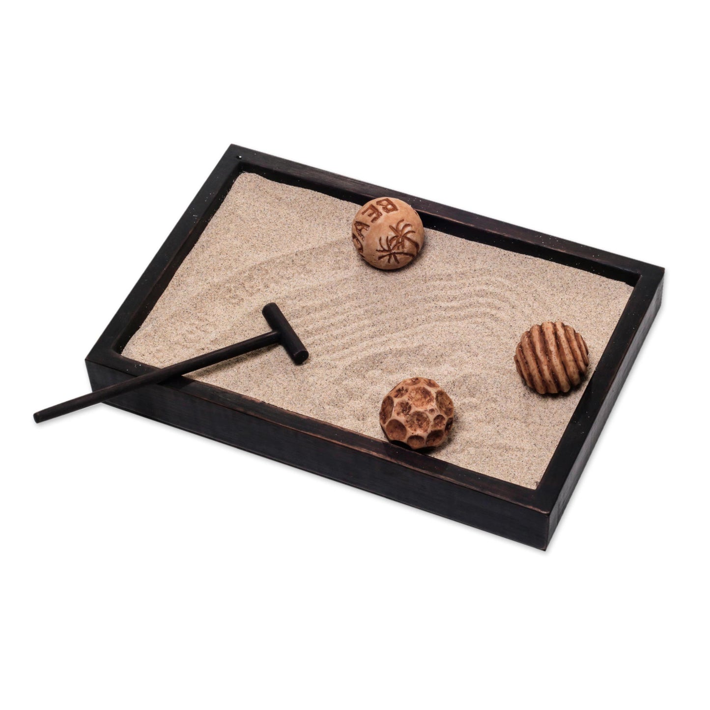 Serene Beach Jempinis Wood Meditative Zen Garden from Indonesia