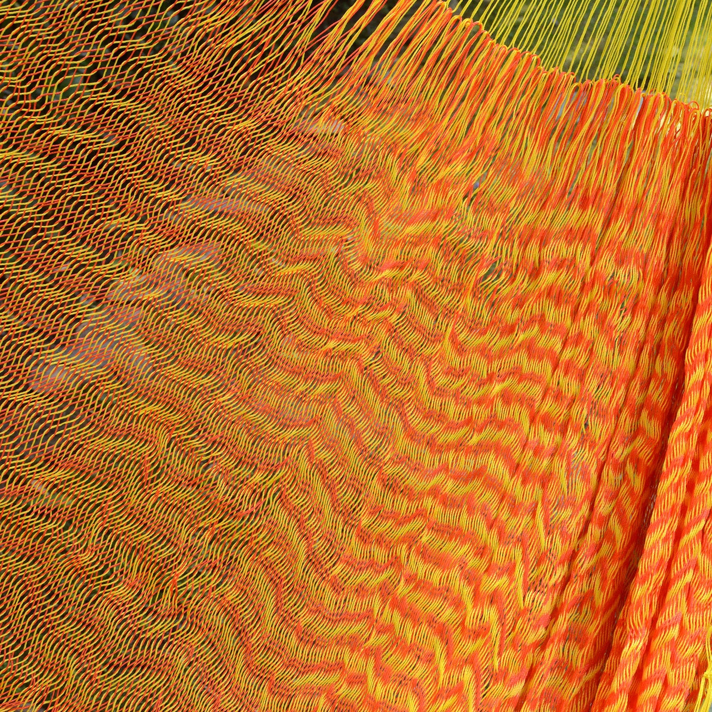 Daffodil Dreams Handwoven Double Maya Hammock in Daffodil from Mexico