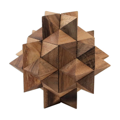 Great Star Raintree Wood 3D Puzzle from Thailand