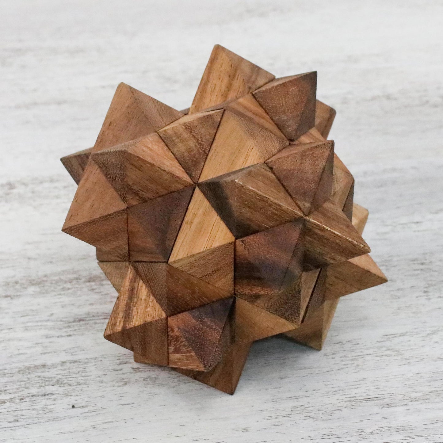 Great Star Raintree Wood 3D Puzzle from Thailand