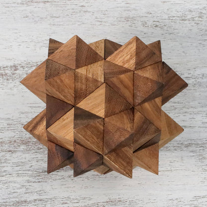 Great Star Raintree Wood 3D Puzzle from Thailand