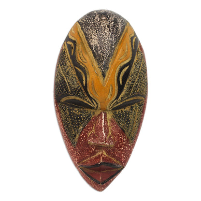 Stunning Amahle Carved Wooden African Wall Mask