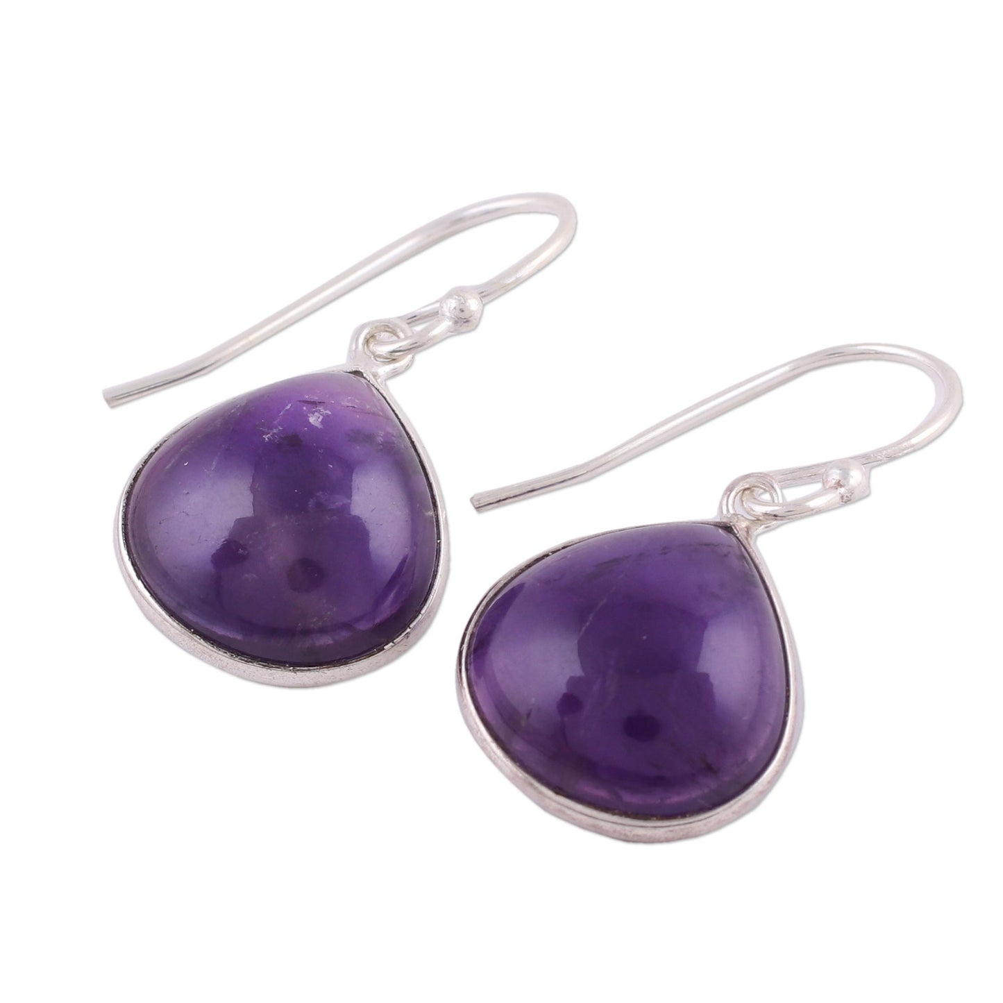 Dancing Soul Amethyst Dangle Earrings