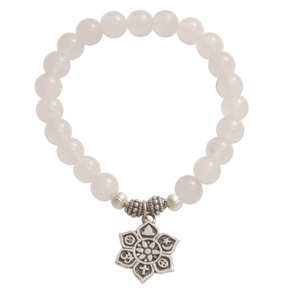 Unity Flower Moonstone Bracelet