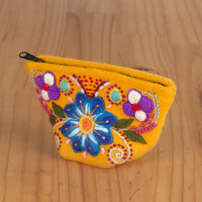 Bouquet Shopper Alpaca Blend Coin Purse