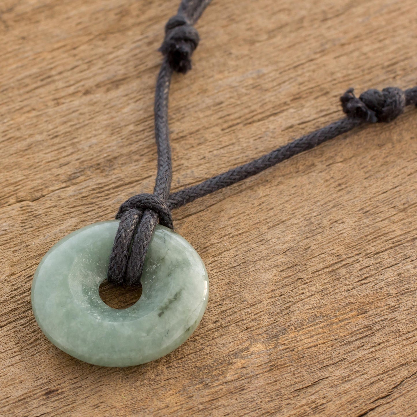 Mayan Circle of Love Jade Necklace