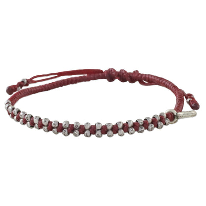 Bohemian Life in Crimson Bracelet