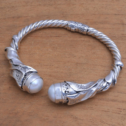 Ethnic Glow Sterling Silver Bracelet