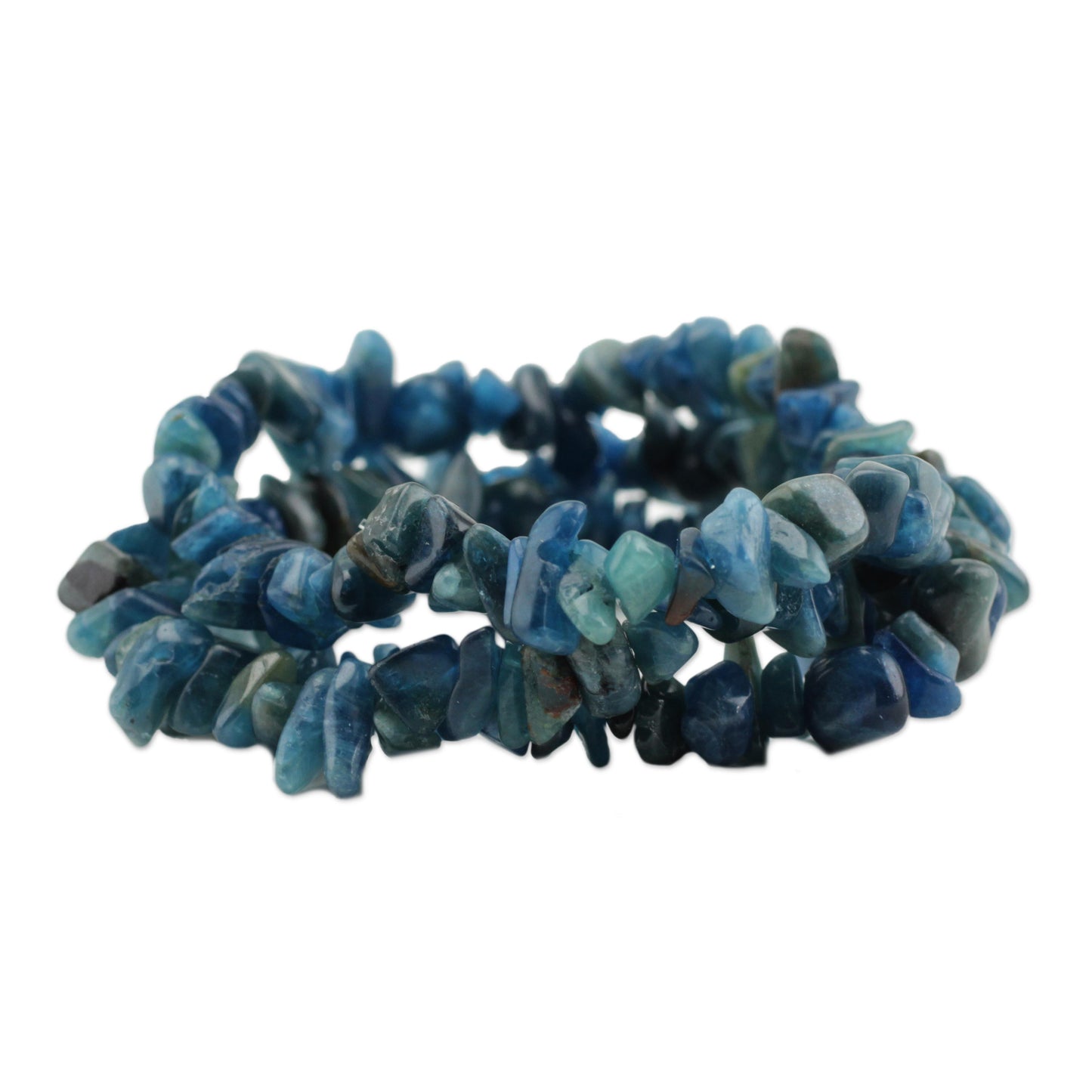 Naturally Oceanic Apatite Beaded Bracelet