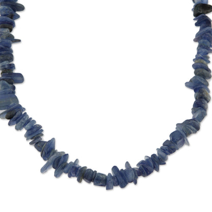 Deep Infatuation Kyanite Beaded Necklace