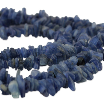 Deep Infatuation Kyanite Beaded Necklace