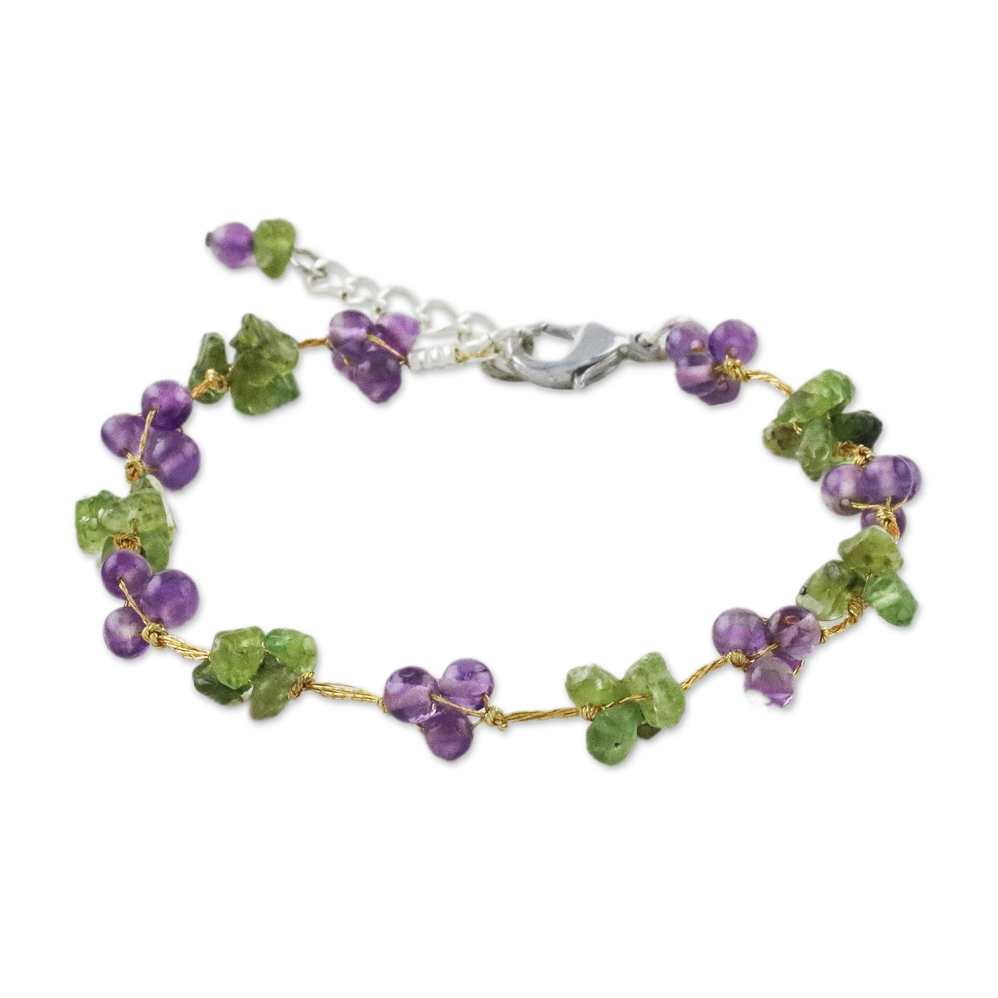 Chiang Mai Muse Multi-Gem & Silver Bracelet