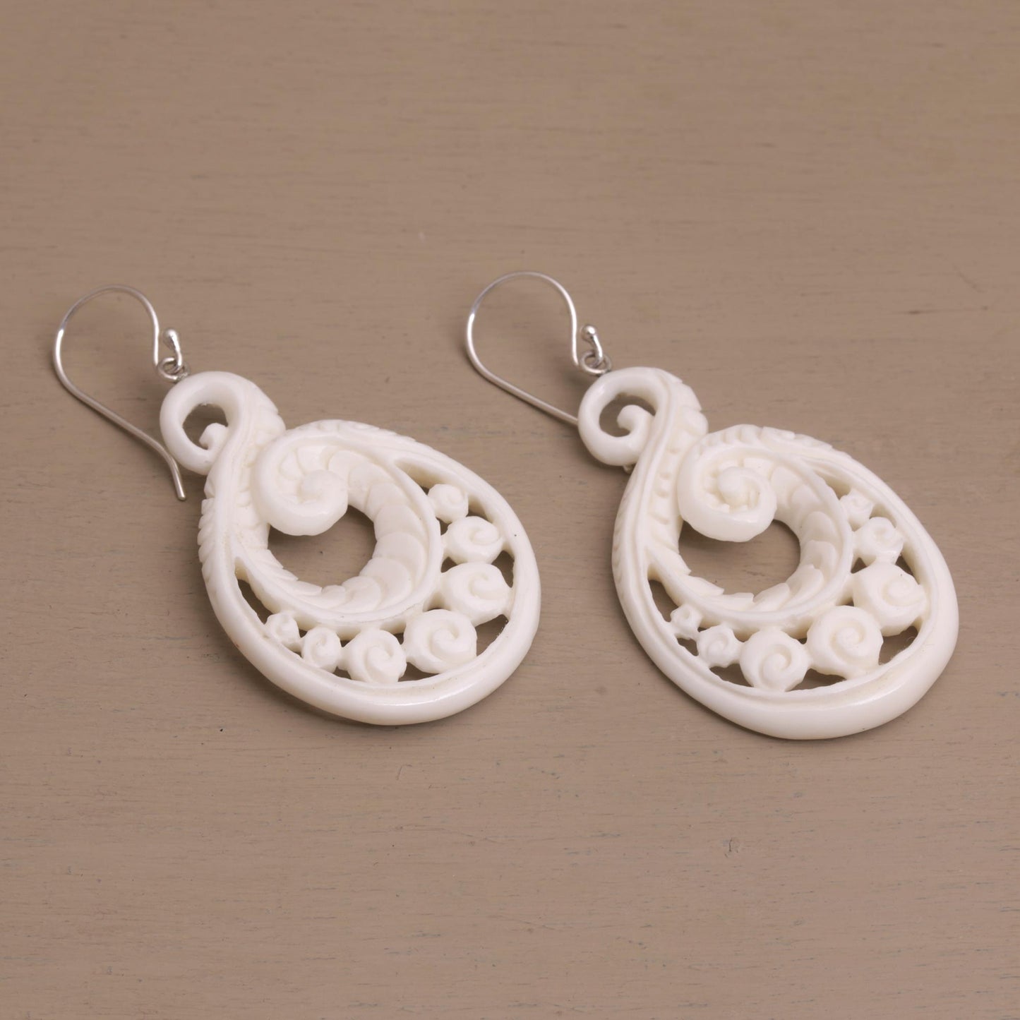 Swirling Scales Dangle Earrings