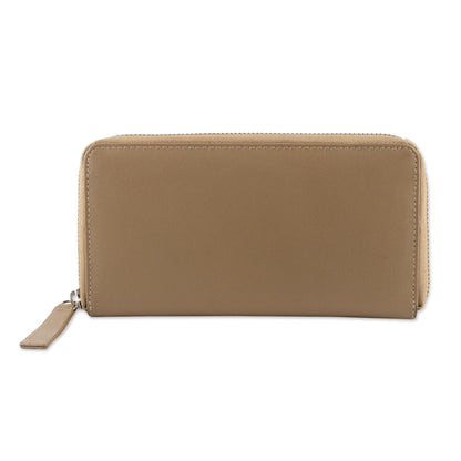 Woodland Mushroom Versatile Neutral Brown Women's Zipper Wallet