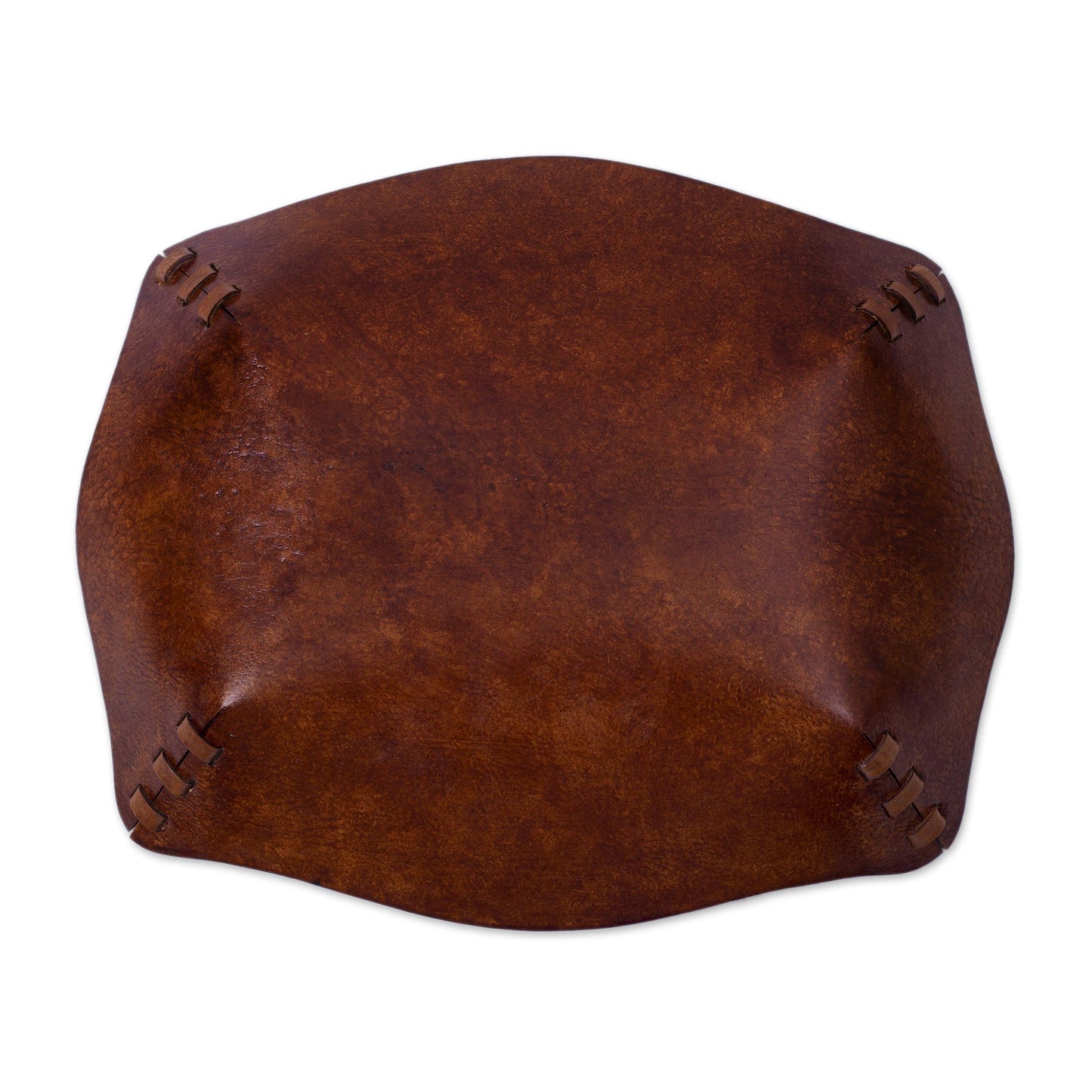 Bramblebush Peruvian Handcrafted Tooled Leather Andean Catchall