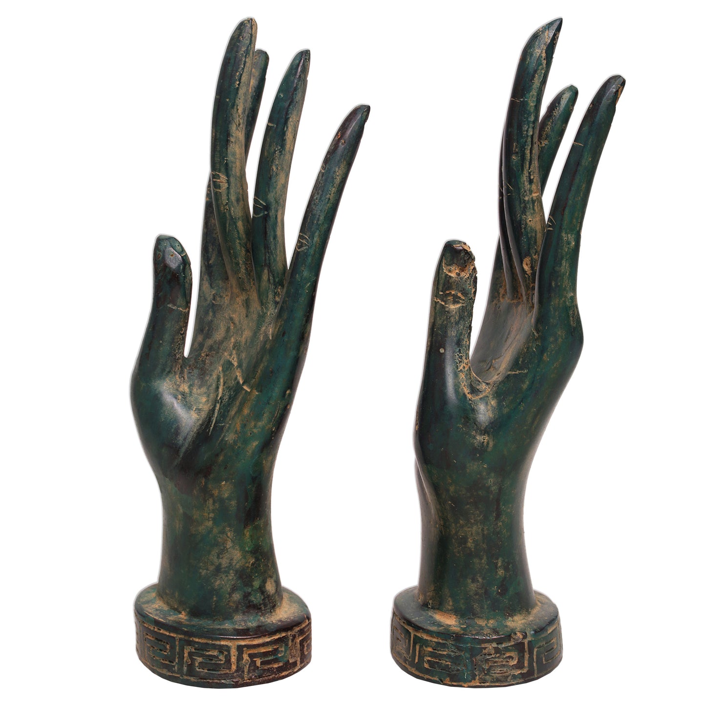 Hands Of A Goddess Bronze Statuette Pair