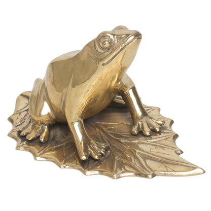 Frog Blessings Bronze Figurine