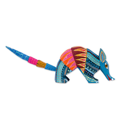 Brilliant Armadillo Handmade Folk Art Armadillo Alebrije Sculpture