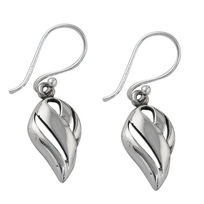 Elegant Touch Shining Sterling Silver Dangle Earrings from Thailand