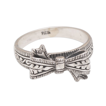 Celuk Bow Sterling Silver Cocktail Ring